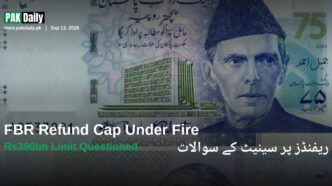 FBR tax refund cap Pakistan
