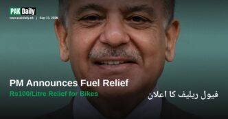 PM Shehbaz Sharif announces fuel relief scheme for motorcycles and rickshaws