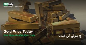 Stacked gold bullion bars representing gold price update in Pakistan