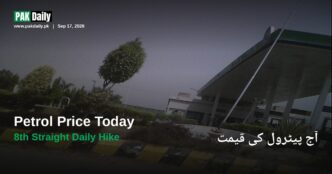 A petrol pump station in Pakistan, illustrating the latest fuel price hike