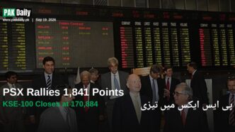 Trading floor at the Pakistan Stock Exchange in Karachi