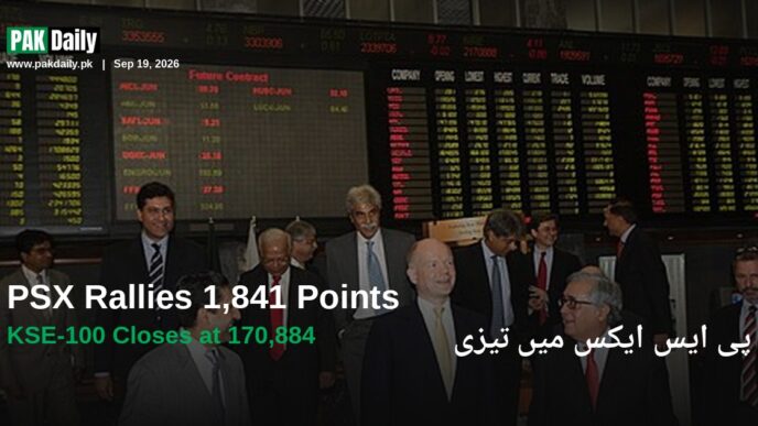 Trading floor at the Pakistan Stock Exchange in Karachi