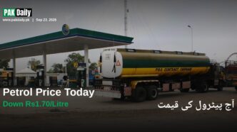 PSO petrol pump station with a fuel tanker truck in Pakistan