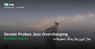 Mobile phone tower in Pakistan, representing the telecom tariff dispute