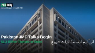 IMF headquarters building in Washington, D.C., where staff mission leading Pakistan review talks is based