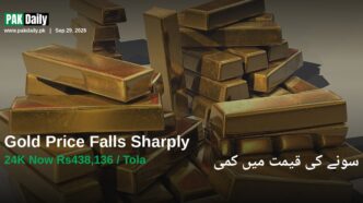Stacked gold bullion bars representing Pakistan gold price update