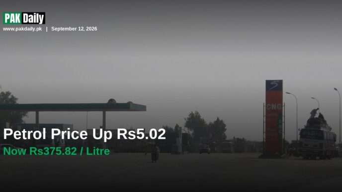 Petrol price in Pakistan