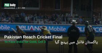 Pakistan cricketer batting in a T20 international, representing Pakistan's Asian Games 2026 cricket final against India