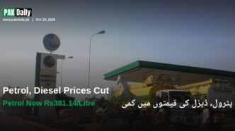 PSO petrol pump station in Pakistan, representing the latest fuel price revision