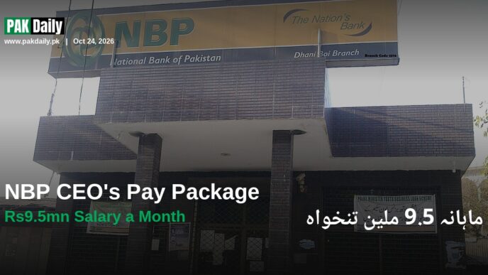 National Bank of Pakistan branch building with NBP signage